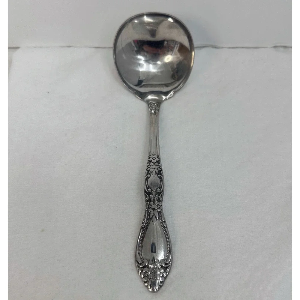 Oneida Gravy Ladle Spoon LTD Wm A Rogers‎ Huntington Deluxe Stainless 7-3/8